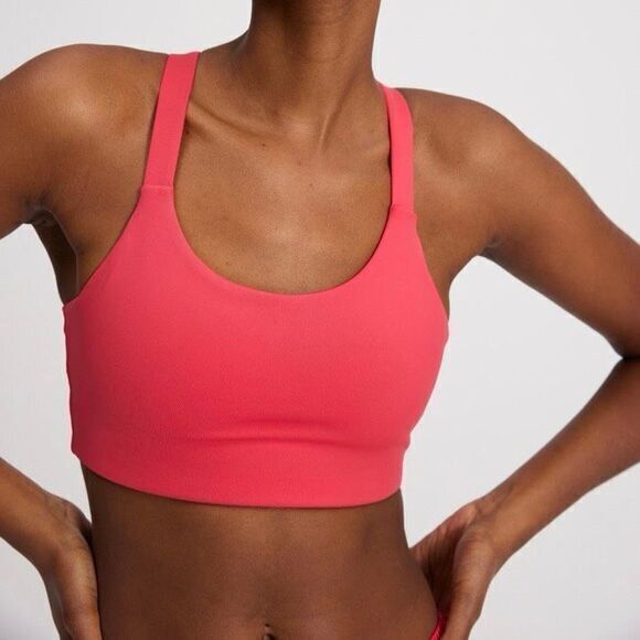 girlfriend collective Other - Girlfriend Collective Lou V-Back Bra in Geranium Size S